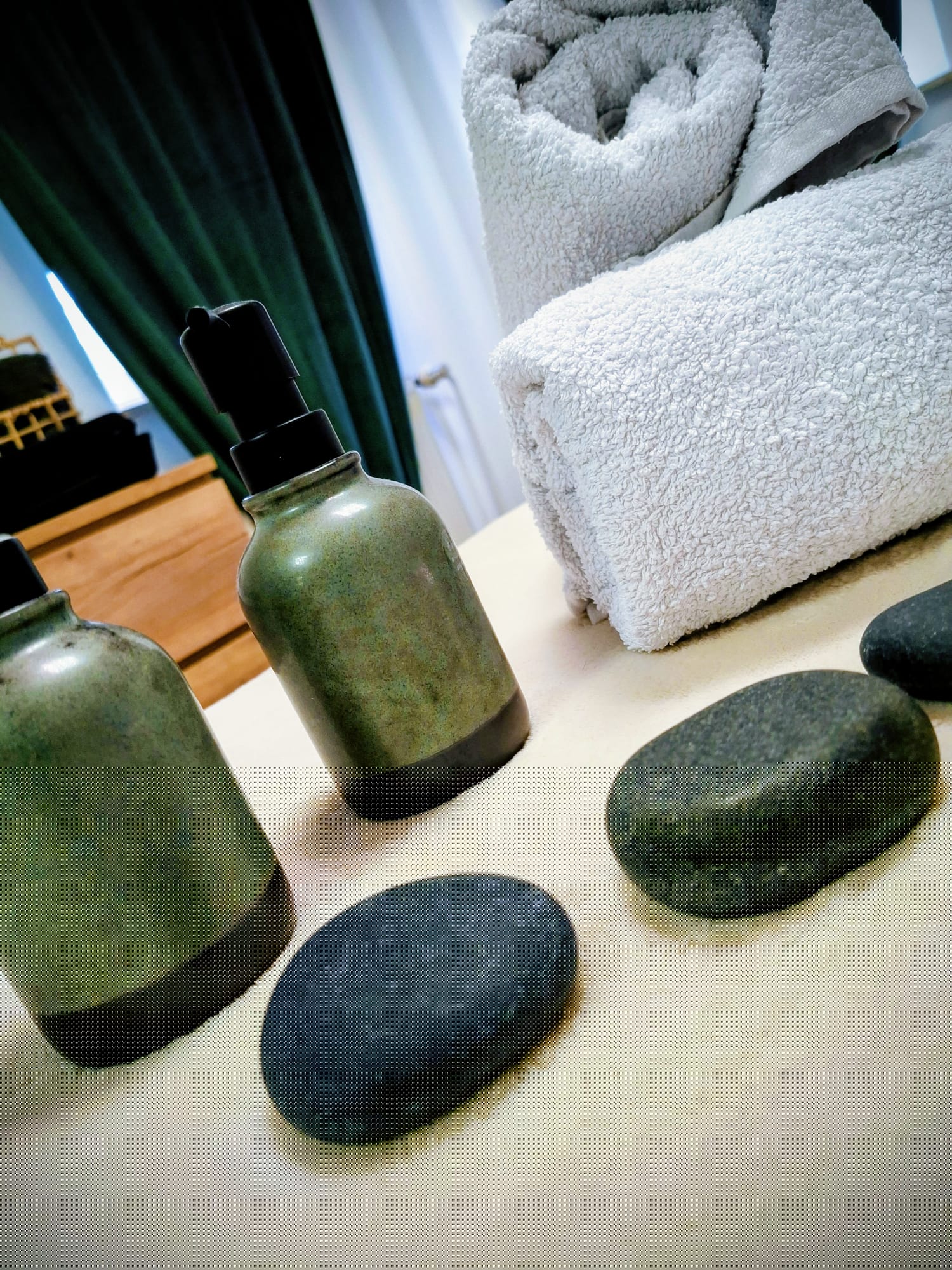 Hot-Stone Behandlung